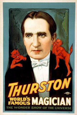 Thurston Magic Poster Magician 27inx40in The Poster Depot