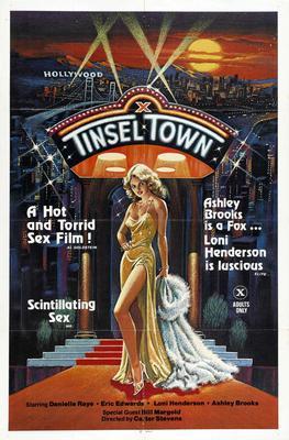 Tinseltown movie poster Sign 8in x 12in