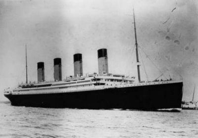 The Titanic Old Photo Metal Print 8in x 12in The Poster Depot