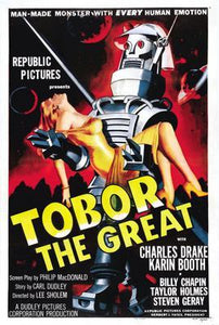 Tobor The Great movie poster Sign 8in x 12in