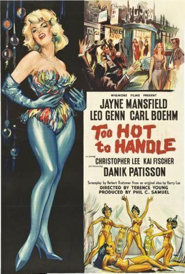 Too Hot To Handle movie poster Metal Print 8in x 12in