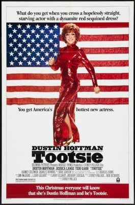 Tootsie movie poster Metal Print 8in x 12in