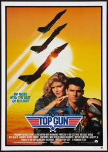 Top Gun movie poster Sign 8in x 12in