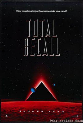 Total Recall movie poster Metal Print 8in x 12in