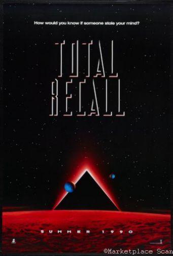 Total Recall movie poster Sign 8in x 12in