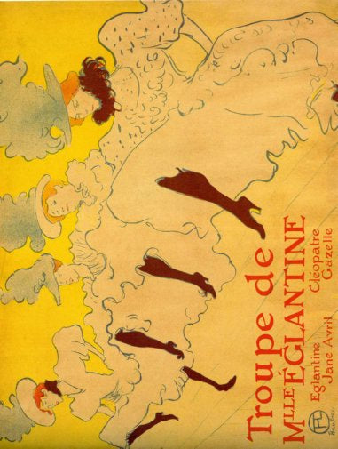Toulouse Lautrec Poster French Can Can Girls 11x17 Mini Poster