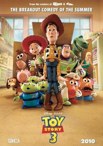 Toy Story 3 movie poster Sign 8in x 12in