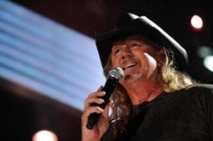 Trace Adkins Singing Photo Sign 8in x 12in