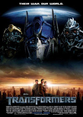 Transformers Metal Movie Poster 8in x 12in