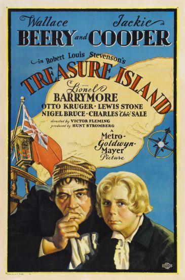 Treasure Island movie poster Sign 8in x 12in