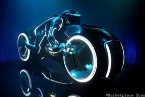 Tron Cycle movie poster Sign 8in x 12in