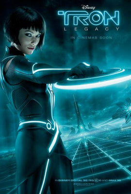 Tron Legacy Metal Movie Poster 8in x 12in