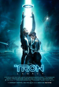 Tron Legacy movie poster Sign 8in x 12in