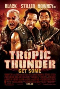 Tropic Thunder movie poster Sign 8in x 12in