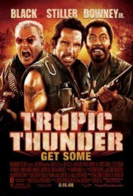 Tropic Thunder Metal Movie Poster 8in x 12in