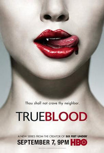 True Blood Promo poster tin sign Wall Art