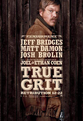True Grit Metal Movie Poster 8in x 12in