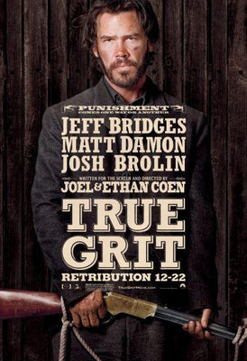 True Grit movie poster Metal Print 8in x 12in
