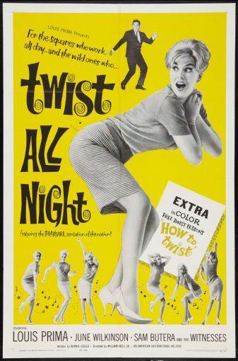 Twist All Night Photo Sign 8in x 12in