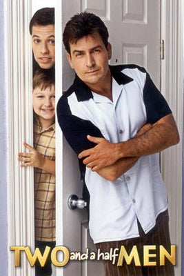 Two And A Half Men Metal Print 8in x 12in