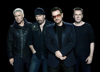 U2 poster Black Group Pose for sale cheap United States USA