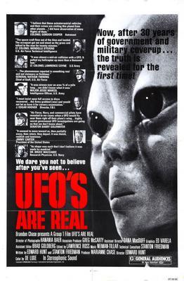 Ufos Are Real Metal Movie Poster 8in x 12in The Poster Depot