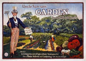 War Propaganda Poster 25x24uncle sam says garden 16x24 - Fame Collectibles
