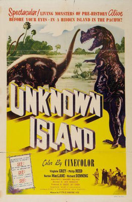 Unknown Island Metal Movie Poster 8in x 12in