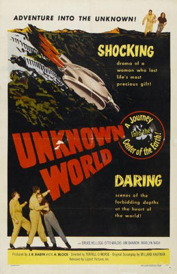 Unknown World Metal Movie Poster 8in x 12in