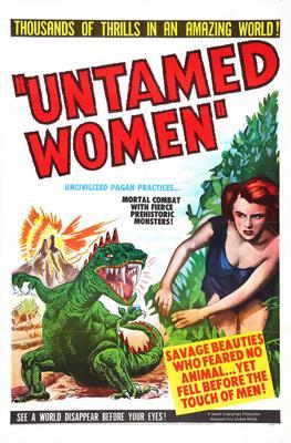 Untamed Women Metal Movie Poster 8in x 12in