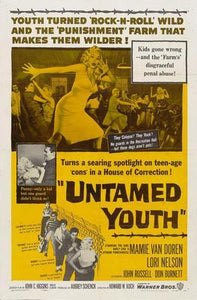 Untamed Youth movie poster Sign 8in x 12in