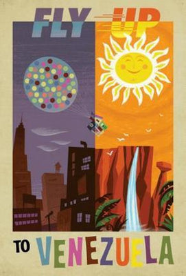 Up 2009 Movie Poster Travel Poster Venezuela 24x36 The Poster Depot