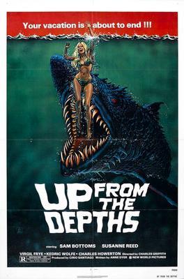 Up From The Depths movie poster Metal Print 8in x 12in