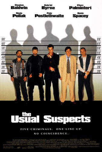 Usual Suspects The Movie Poster Art 11 inch x 17 inch poster The Poster Depot