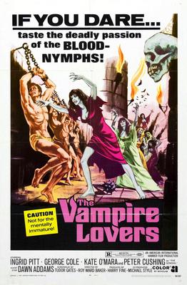 Vampire Lovers The Movie Poster 11x17 Mini Poster