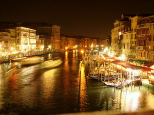 Venice At Night Mini Poster Photography Skyline 11x17 Mini Poster