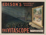 Vitascope poster tin sign Wall Art