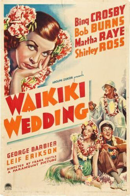 Waikiki Wedding Metal Movie Poster 8in x 12in The Poster Depot