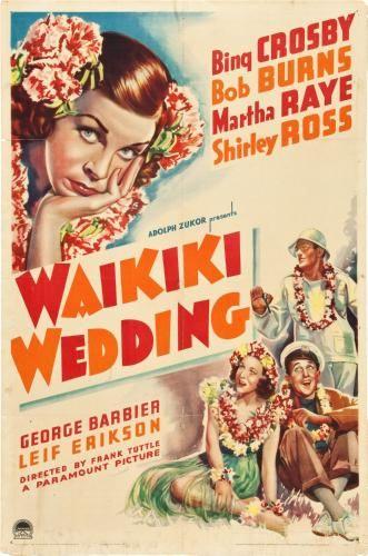 Waikiki Wedding movie poster Sign 8in x 12in