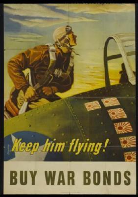 War Bonds Poster Keep Him Flying 16x24 | The Poster Depot The Poster Depot