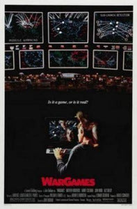 Wargames movie poster Sign 8in x 12in