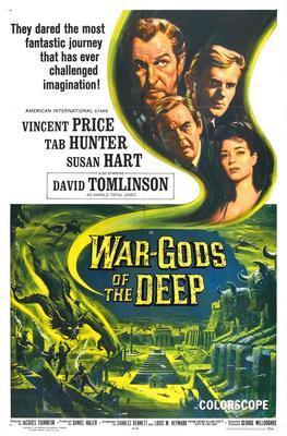 War Gods Of The Deep movie poster Sign 8in x 12in