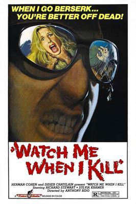 Watch Me When I Kill Metal Movie Poster 8in x 12in