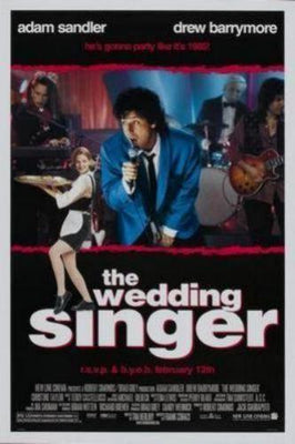 Wedding Singer The Adam Sandler Metal Movie Poster 8in x 12in