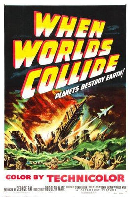 When Worlds Collide Movie Poster Metal Poster Choose Style The Poster Depot