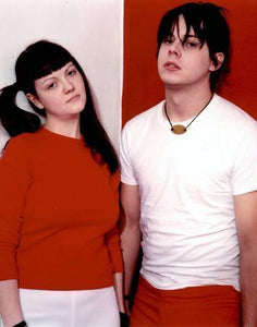 White Stripes #1 Photo Sign 8in x 12in