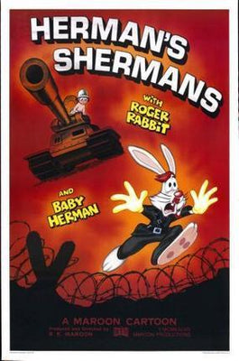 Who framed Roger Rabbit Movie Poster Hermans Shermans On Sale United States