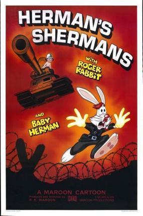 Who framed Roger Rabbit Movie Poster Hermans Shermans 16x24 - Fame Collectibles
