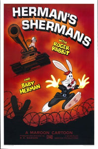 Who framed Roger Rabbit Movie Poster Hermans Shermans 11x17 Mini