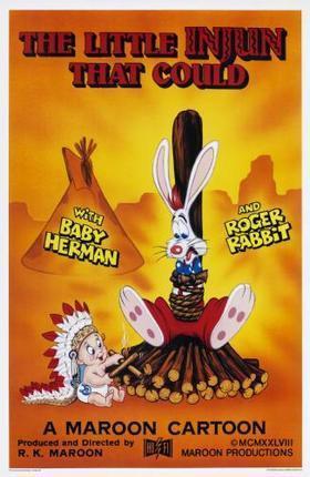 Who framed Roger Rabbit Movie Poster Little Injun That Could 16x24 - Fame Collectibles
